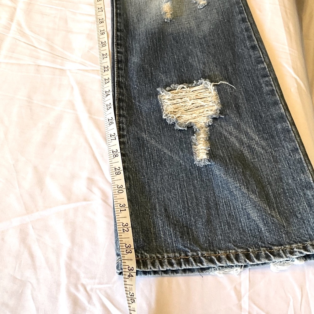 Revolt Jeans Co.Heavily Distressed Jeans sz 9 - Picture 5 of 8